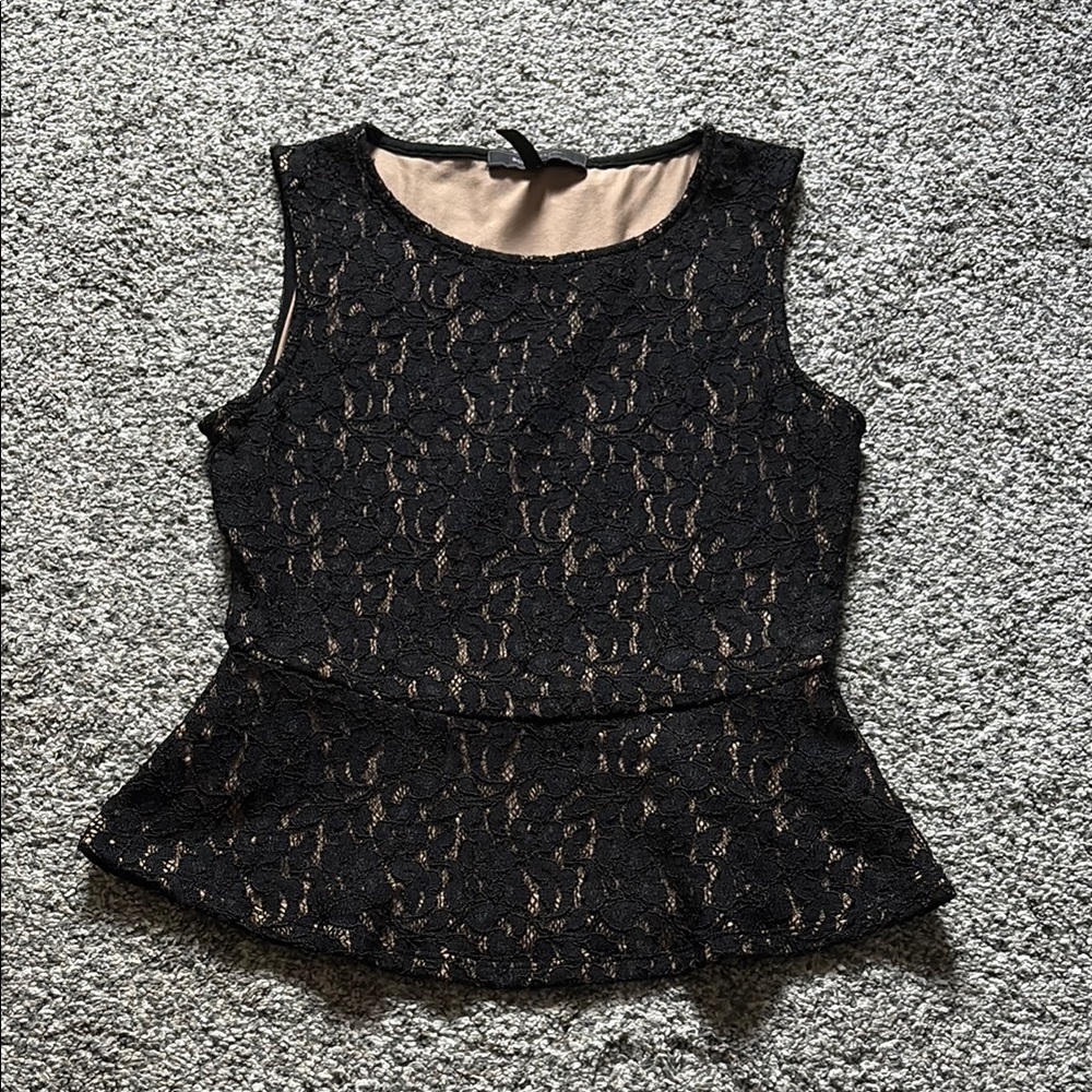 BCBGMaxAzria Black Tank Top with Sleek Design